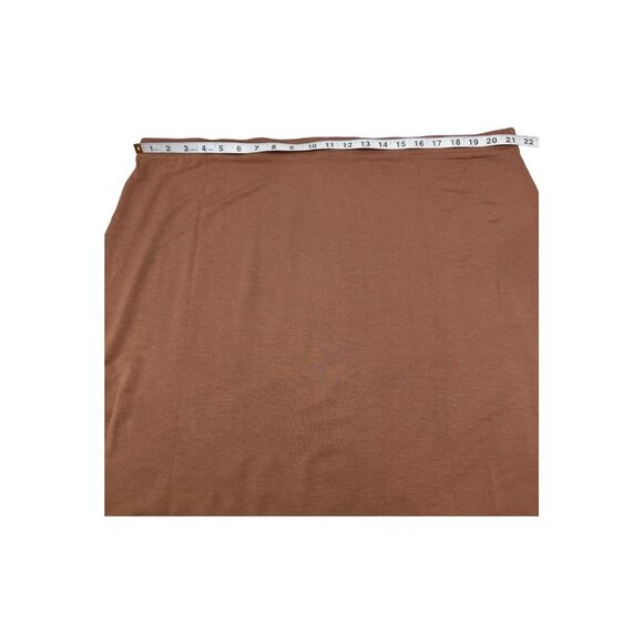 Daily Ritual Skirt Womens XXL Tan‎ Stretchy Knit Maxi Pull On Neutral Capsule - Picture 4 of 7